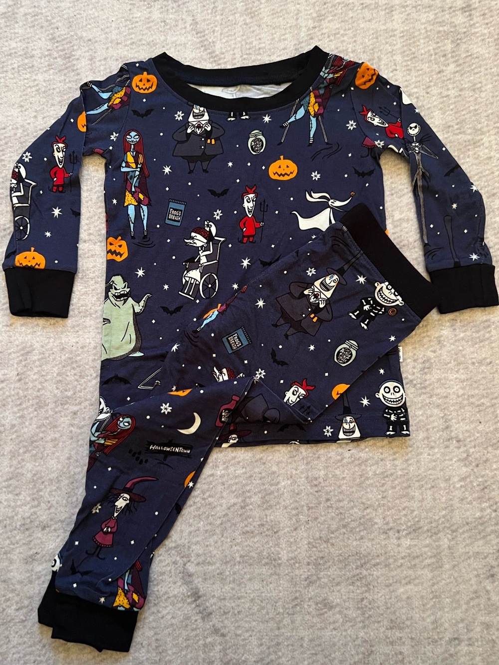 Little Sleepies Nightmare Before Christmas Bamboo 2P Pajamas (12-18 months)